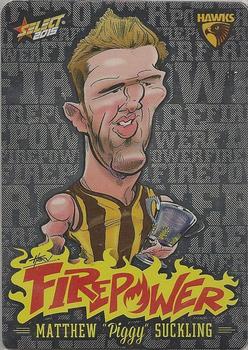 2015 Select AFL Champions - Firepower Caricatures #FC28 Matthew Suckling Front